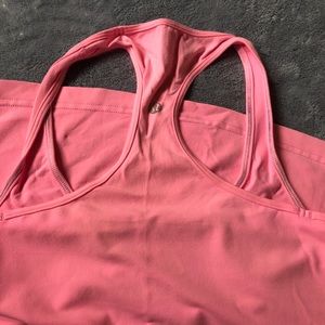 Pink lulu tank